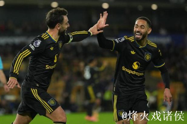 英超-费尔南德斯双响助攻芒特破门 曼联4-1大胜狼队跃居第六